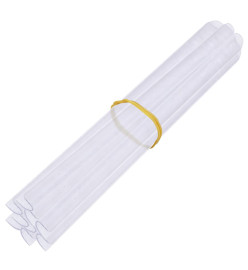 Écrans d'intimité de jardin 4 pcs PVC 35x0,19 m Blanc