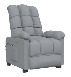 Fauteuil Gris clair Tissu