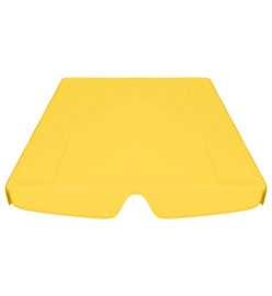 Toit de rechange balançoire Jaune 188/168x110/145 cm 270 g/m²