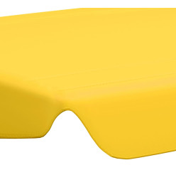 Toit de rechange balançoire Jaune 188/168x110/145 cm 270 g/m²