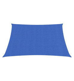 Voile d'ombrage 160 g/m² Bleu 2x2 m PEHD