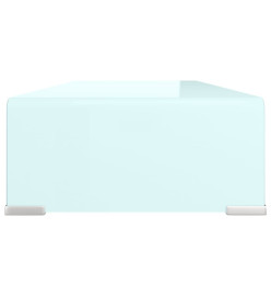 Meuble TV/Support pour moniteur 70x30x13 cm verre vert