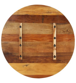 Dessus de table rond 80 cm 15-16 mm Bois de récupération