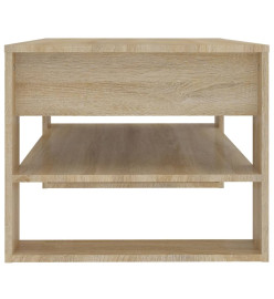 Table basse Chêne sonoma 102x55x45 cm Bois d'ingénierie