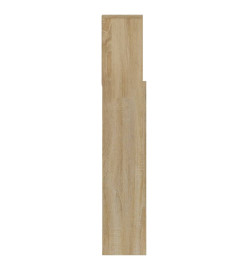 Armoire de tête de lit Chêne sonoma 180x19x103,5 cm