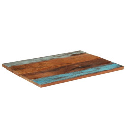 Dessus de table rectangulaire 70x90 cm 25-27 mm Bois récupéré