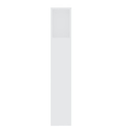 Armoire de tête de lit Blanc 200x18,5x104,5 cm