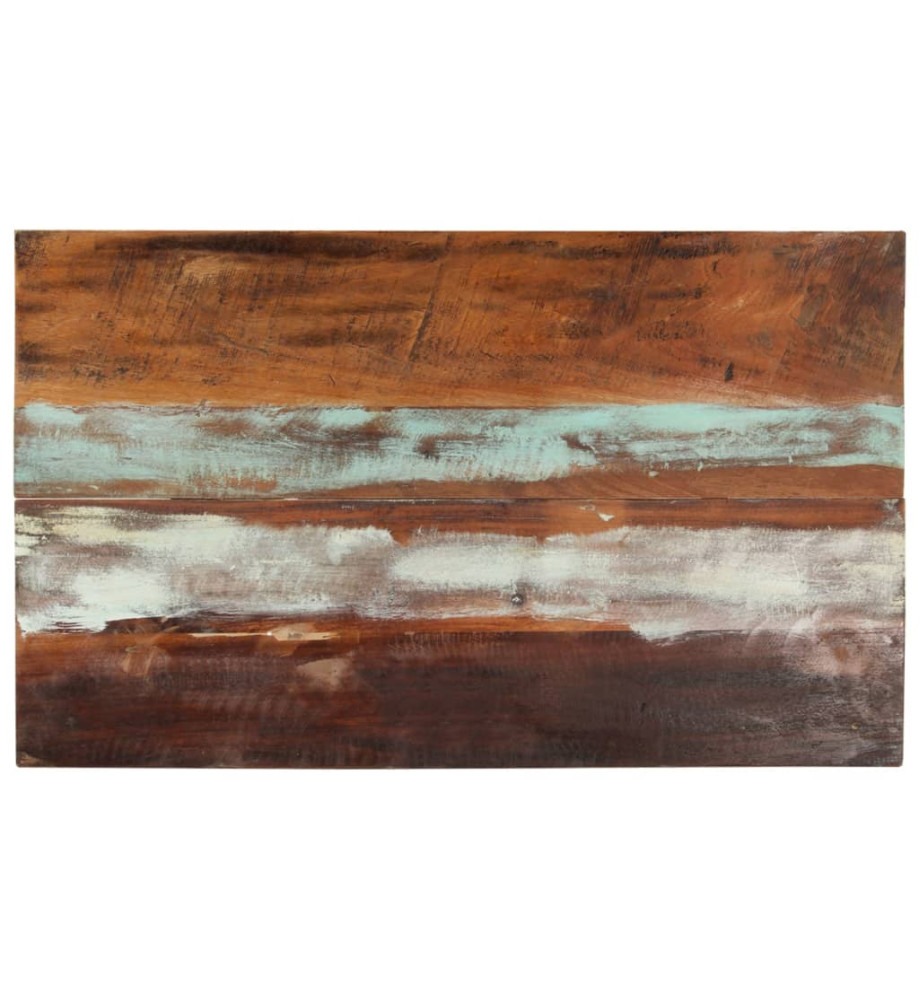 Dessus de table rectangulaire 60x100 cm 25-27 mm Bois récupéré