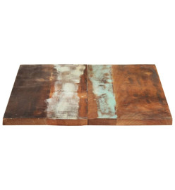 Dessus de table rectangulaire 60x100 cm 25-27 mm Bois récupéré