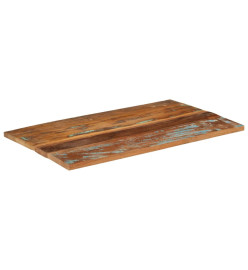 Dessus de table rectangulaire 60x100 cm 25-27 mm Bois récupéré