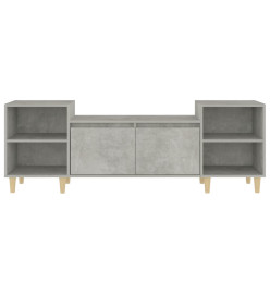 Meuble TV Gris béton 160x35x55 cm Bois d'ingénierie