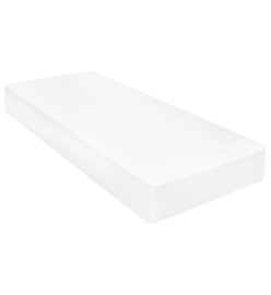 Lit de repos avec matelas 90x200 cm Bois de pin massif