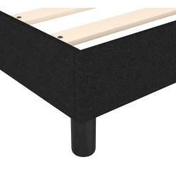 Lit à sommier tapissier avec matelas Noir 180x200 cm Tissu