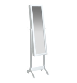 Miroir sur pied blanc 34x37x146 cm