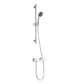 SCHÜTTE Ensemble de barre de douche AQUA 2 SAVE chrome