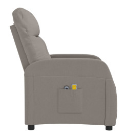 Fauteuil de massage Taupe Tissu