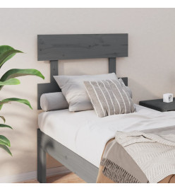Tête de lit Gris 93,5x3x81 cm Bois massif de pin