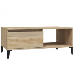 Table basse Chêne sonoma 90x50x36,5 cm Bois d'ingénierie