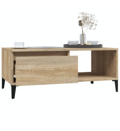 Table basse Chêne sonoma 90x50x36,5 cm Bois d'ingénierie