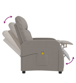 Fauteuil de massage Taupe Tissu