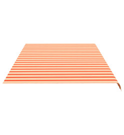 Tissu de remplacement pour auvent Jaune et orange 6x3,5 m