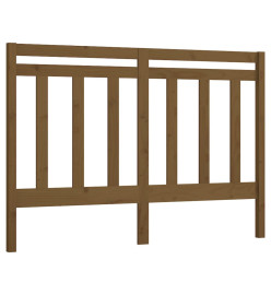 Tête de lit Marron miel 166x4x100 cm Bois massif de pin