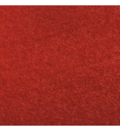 Tapis rouge 1 x 20 m Extra lourd 400 g/m²