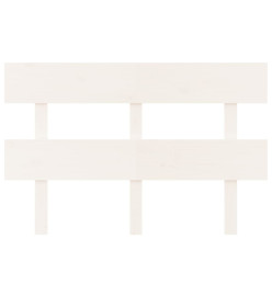 Tête de lit Blanc 144x3x81 cm Bois massif de pin