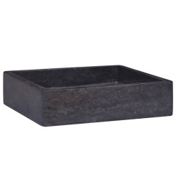 Lavabo Noir 40x40x10 cm Marbre