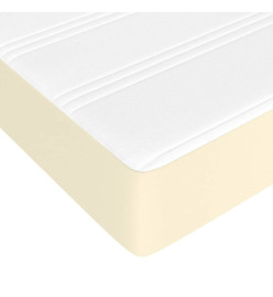 Matelas de lit à ressorts ensachés Crème 140x200x20 cm