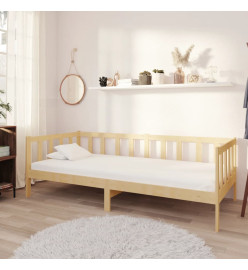Lit Bois de pin massif 90x200 cm
