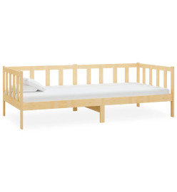 Lit Bois de pin massif 90x200 cm