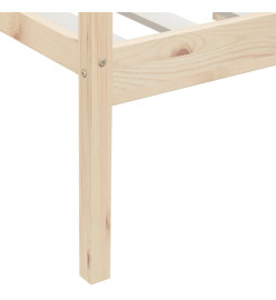 Cadre de lit Bois de pin massif 90x200 cm