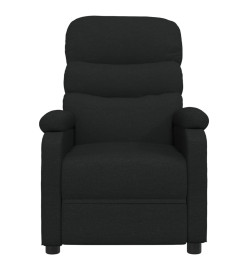 Fauteuil inclinable Noir Tissu