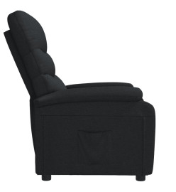 Fauteuil inclinable Noir Tissu