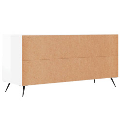 Meuble TV Blanc brillant 102x36x50 cm Bois d'ingénierie