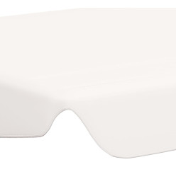 Toit de rechange de balançoire Blanc 150/130x70/105 cm 270 g/m²