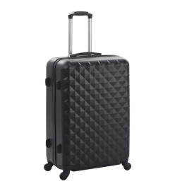 Valise rigide 3 pcs Noir ABS