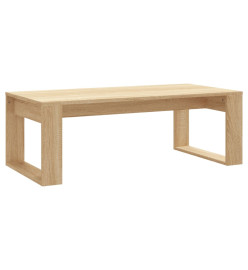 Table basse chêne sonoma 102x50x35 cm bois d'ingénierie