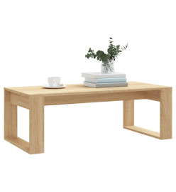 Table basse chêne sonoma 102x50x35 cm bois d'ingénierie