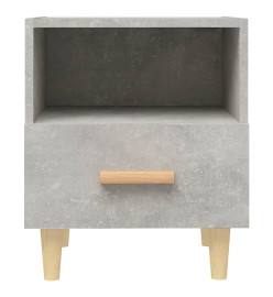 Table de chevet Gris béton 40x35x47 cm