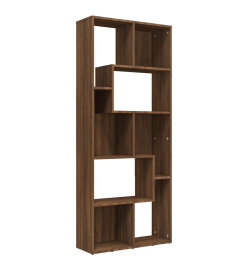 Bibliothèque Chêne marron 67x24x161 cm Bois d'ingénierie