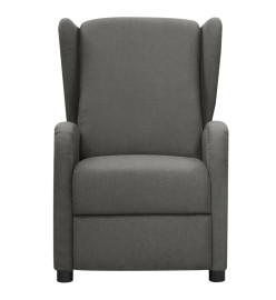 Fauteuil électrique de massage Gris foncé Tissu