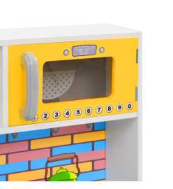 Cuisine en jouet pour enfants MDF 80x30x85 cm Multicolore