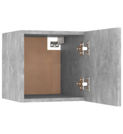 Meubles TV muraux 2 pcs Gris béton 30,5x30x30 cm