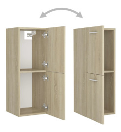 Armoire de salle de bain Chêne sonoma 30x30x80 cm Aggloméré