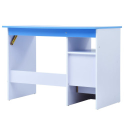 Bureau pour enfants Inclinable Bleu et blanc