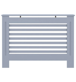 Cache-radiateur Anthracite 112x19x81 cm MDF