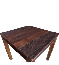 Table de salle à manger Bois de récupération massif 82x80x76 cm