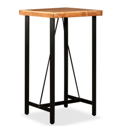 Ensemble de bar 3 pcs Bois d'acacia massif et de récupération